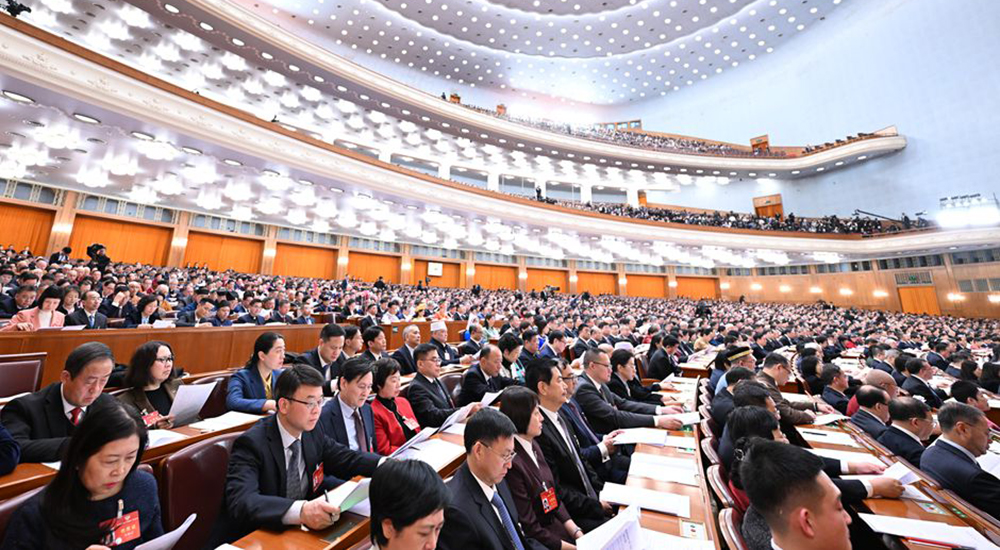 3月4日，中國人民政治協(xié)商會(huì)議第十四屆全國委員會(huì)第二次會(huì)議在北京人民大會(huì)堂開幕。