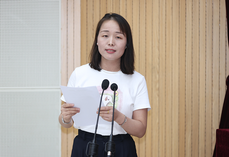 學員代表發言