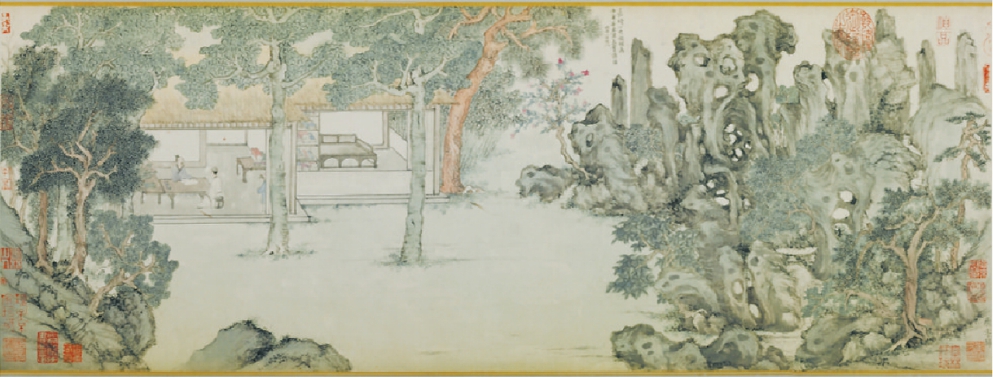文徵明《真賞齋圖》，中國國家博物館藏