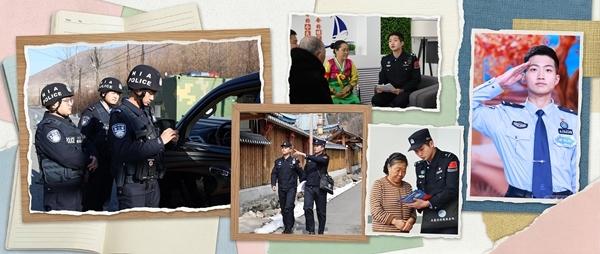 滕凱楓作為一名移民管理警察在景區出警的一天。受訪者供圖
