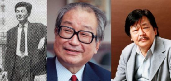 左起：星新一 、小松左京、&nbsp;筒井康隆