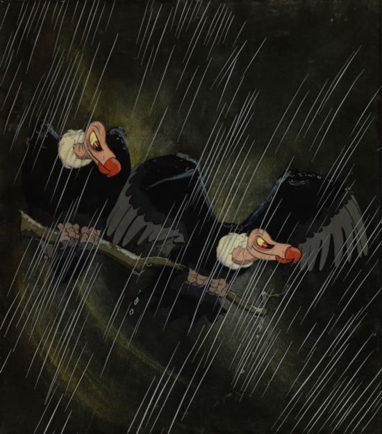 《白雪公主和七個小矮人》中的禿鷹，由迪士尼工作室藝術家創作，于1938年送給大都會博物館